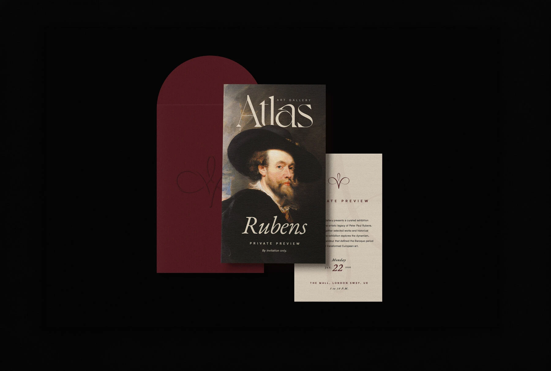 Atlas — Invitation Card